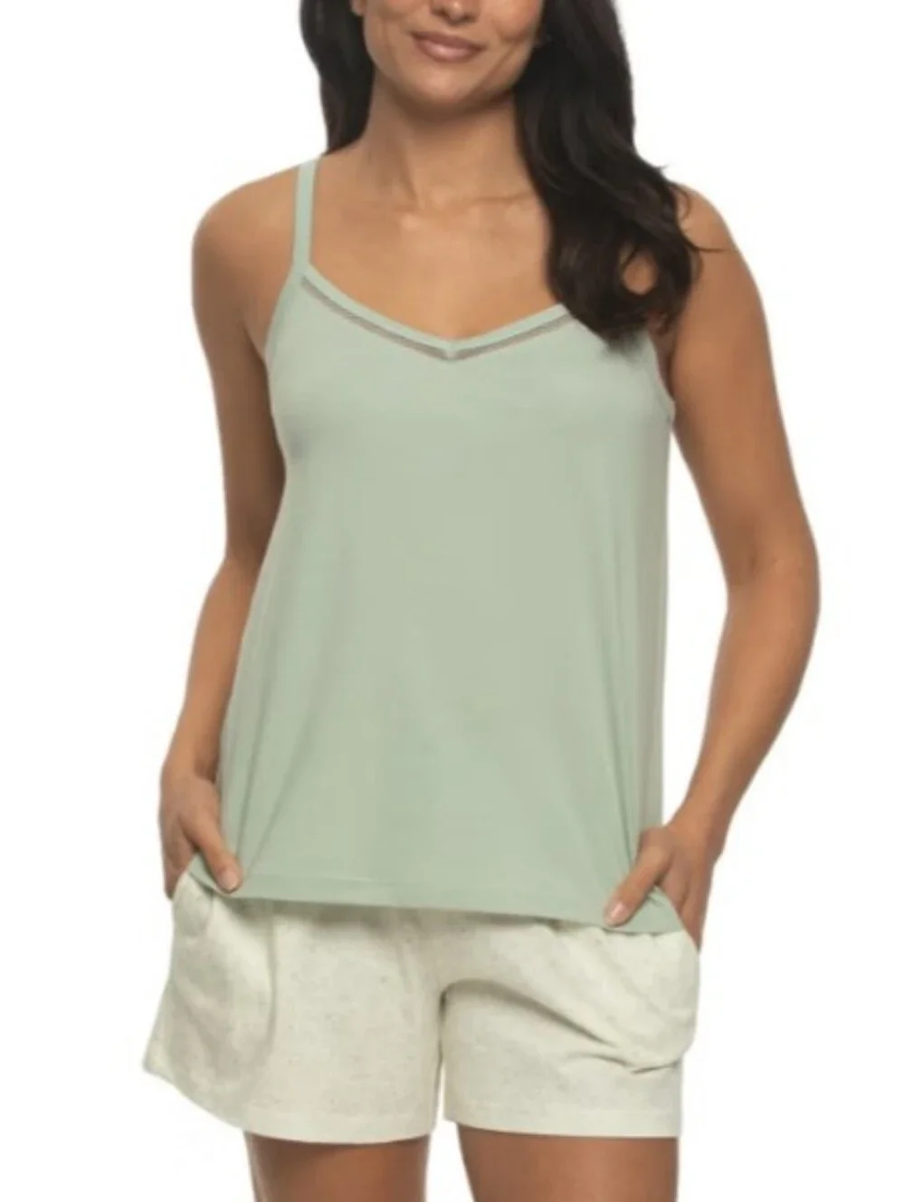 New Felina 4-Piece Sleep Set Pajamas Size Medium NWT Green
